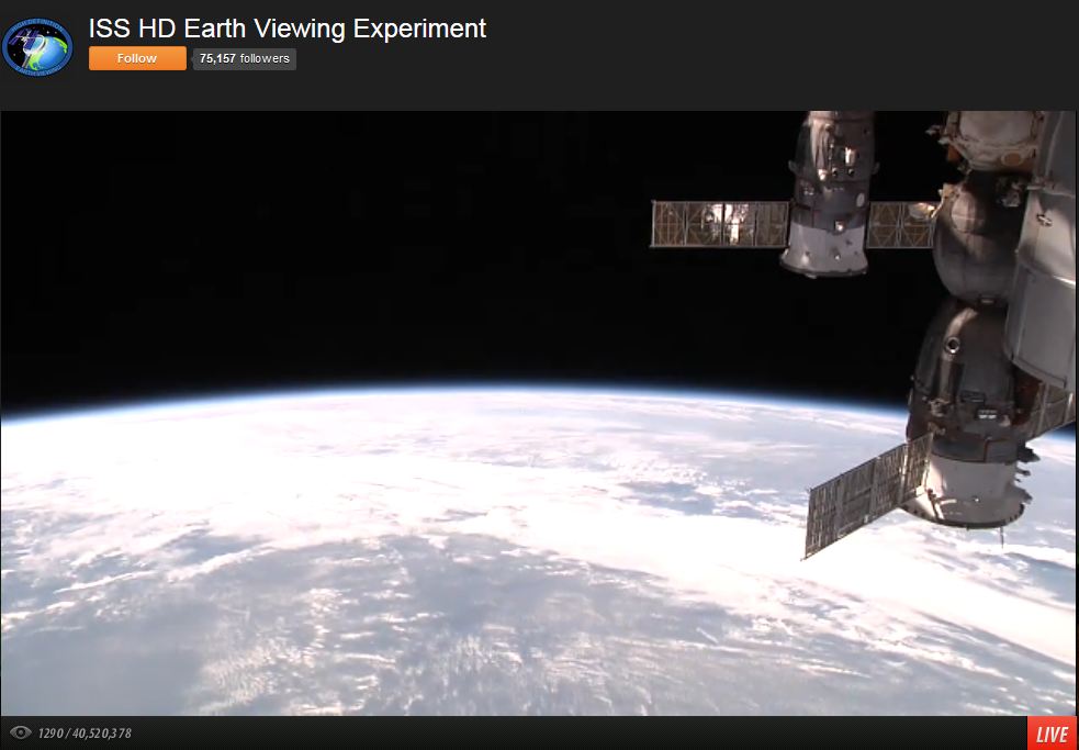 ISS HD view live